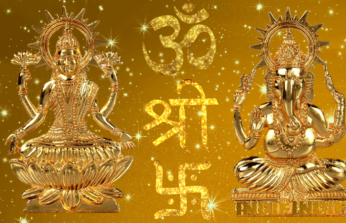 Laxmi Ganesha Saraswati Diwali Pooja
